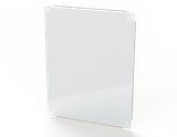SCE-30P24 Saginaw Control and Engineering White Carbon Steel Back Panel For Use With 30in x 24in Enclosures