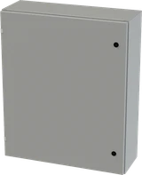 SCE-36EL3010LP Saginaw Control and Engineering 36in x 30in x 10in Carbon Steel Enclosure with Hinged Cover and Quarter Turn Latches