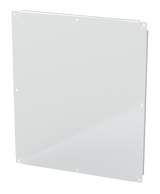 SCE-42P36 Saginaw Control and Engineering White Carbon Steel Back Panel (For use with 42in x 36in enclosures)