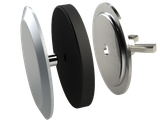 SCE-ASPB-RAL7035 Saginaw Control and Engineering 30mm Hole Plug