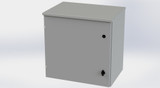 SCE-24R2416LP | Saginaw Control & Engineering 24 x 24 x 16 Type-3R Hinged Cover Enclosure