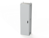 SCE-S200605LG Saginaw Control and Engineering 78.74 x 23.62 x 18 Carbon Steel Enclosure with Hinged Door and 3-Point Latching Mechanism