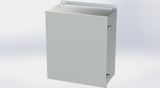 SCE-16148CHNFSS6 Saginaw Control and Engineering 16.125 x 14 x 8 Stainless Steel Continuous Hinge Enclosure with External Screw Clamps