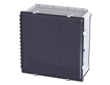 SCE-2424PCW Saginaw Control and Engineering  25.4 x 26.68 x 11.41 Polycarbonate Enclosure with a Clear Window and Hasp and Staple for Padlocking