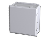 SCE-2424PC Saginaw Control and Engineering 25.4 x 26.68 x 11.41 Polycarbonate Enclosure with Hinged Cover and Hasp and Staple for Padlocking