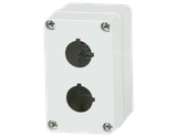 SCE-2PBPC Saginaw Control and Engineering 5.12 x 3.16 x 3.51 2-Hole Polycarbonate Pushbutton Enclosure with Screw Cover