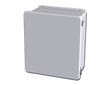 SCE-243012CHQRFG Saginaw Control and Engineering 26.19 x 32.19 x 12.29 Fiberglass Enclosure with Hinged Cover and Quick-Release Padlock Latch