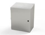 SCE-14128ELJSSST Saginaw Control and Engineering 14 x 12 x 8 S.S. ELJ Sloping Top Enclosure