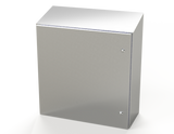 SCE-30K3012SSST Saginaw Control and Engineering 30 x 30 x 12 S.S. Sanitary Sloping Top Enclosure