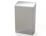 SCE-36K2412SSST Saginaw Control and Engineering 36 x 24 x 12 S.S. Sanitary Sloping Top Enclosure