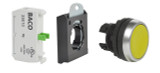 334EAGM22 Baco Controls 2 NO 2 NC (33E11), 130V Green LED, Screw Term w/ 3 Pos Clip