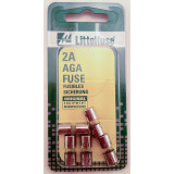 0ATO001.VP Littelfuse Fast-Acting Automotive Nylon Blade Fuse - 5-Piece Retail Pack (Price Per Box)