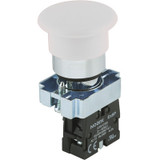 Ex9PBC1 Noark Pushbutton Non-Illuminated, Ex9PB, Mushroom Head, F40mm Replacement Head, White