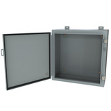 1418CR6LP Hammond Manufacturing Type 4/12 Mild Steel Enclosure with Continuous Hinge Door and Clamps