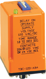 TBC-24-ABA ATC On-Delay Time Delay Relay 24V AC/DC