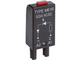 M61R Tele Controls LED 6-24VAC/DC (+A1) for relay socket series RA, RM (ES15..), RP (ES50..)