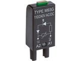 M93G Tele Controls LED and Varistor 110-230VAC/DC (+A1) for relay socket series RA, RM (ES15..), RP (ES50..)