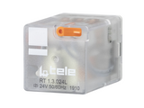 RT 1.3.024L Tele Controls Industrial relay, 24VAC, 3 CO, LED