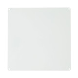 PLL1212 Allied Moulded Products White painted carbon steel back panel for use with 12in x 12in enclosures