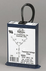 TFYR-220.5-TBVR RK Electronics Trans Fltr 240VAC 3√ò 0.47mfd 220O T/BVR