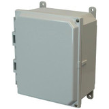 AMP1084H | Polycarbonate enclosure with 2-screw hinged cover