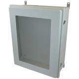 AM30240RLW | Allied Moulded Products 30 x 24 x 10 Raised Metal Snap Latch Hinged Cover