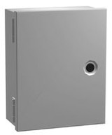 N1J12126 | 12 x 12 x 6 Steel Enclosure with Hinge Door and Quarter Turn