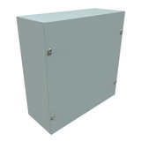 CS10104 Hammond Manufacturing 10in x 10in x 4in Mild steel enclosure with screw cover and without knockouts