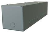 CGT2444 Hammond Manufacturing 4in x 4in x 24in Type 1 Steel Gutter Trough with Knockouts