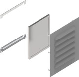 1481L3R810GY | Hammond Manufacturing Type 3R Louver Kit 8x10 - Steel/Gray