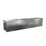 C3RWT1048G Hammond Manufacturing 10in x 10in x 48in Type 3R Unpainted Galvanized Steel Wiring Trough