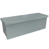 C3RWT618 Hammond Manufacturing 6in x 6in x 18in Type 3R Galvanized Steel Wiring Trough