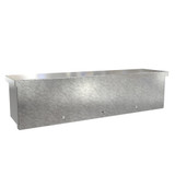 C3RWT624G | Hammond Manufacturing Type 3R Wiring Trough - 6x6x24 - Galv