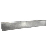 C3RWT660G Hammond Manufacturing 6in x 6in x 60in Type 3R Unpainted Galvanized Steel Wiring Trough