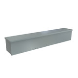 C3RWT848 Hammond Manufacturing 8in x 8in x 48in Type 3R Galvanized Steel Wiring Trough