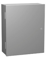 N1A16207 | 16 x 20 x 7 Steel Enclosure with Hinge Door and Quarter Turn