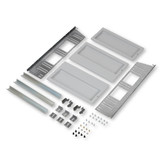 NMC3040.24 | Ensto For 300 x 400 mm cabinet 2 DIN openings for 12 modules
