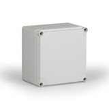 OPCP404018G.U | Ensto Polycarbonate enclosure with plain sides 400x400x187mm (15.7x15.7x7.4inch) with grey cover, UL-listed, IP66/67.