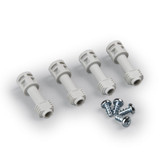 SLSA60.04 | Ensto Screw set, includes 4 long cover screws for 1.97 inch cover SLS60 and 4 mounting screws SMS1 11 x 60