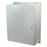 AMEC3630123PT | 36 x 30 x 12 Fiberglass enclosure with hinged cover and 3-point handle