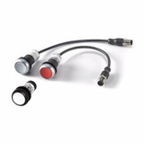 C22S-DR-W-K10 | Eaton NON-ILL MTN PB BLK-BZL FLSH WHT 1NC
