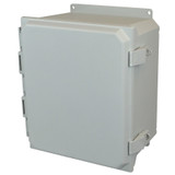 AMU1426NLF | Allied Moulded Products 14 x 12 x 6 Nonmetal Snap Latch Hinged Solid/Opaque Cover