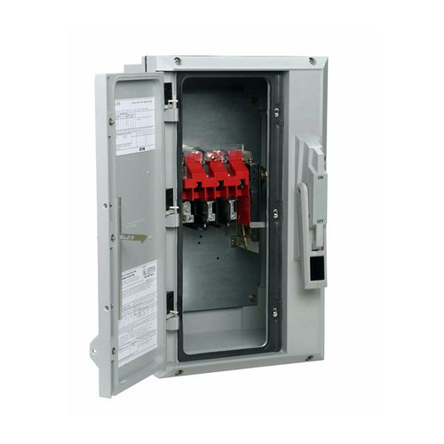 DH224NCK | Eaton 200A/2P HD Fusible Non-Metallic Safety Switch w/Neut 240V N4