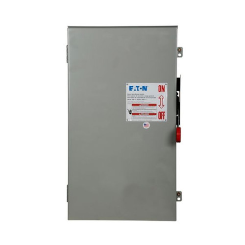 DH224NWK | Eaton 200A/2P HD Fusible Safety Switch w/Neut 240V N4/4X Stainless