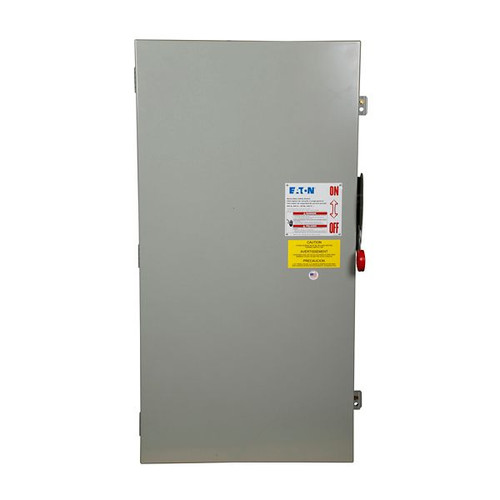 DH225NGKLC | Eaton DH, 2P, 3W+G, 240V, 400A, FUSED, SOLID NEUT, NEMA 1