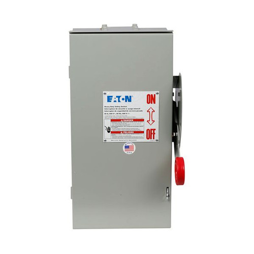 DH262URK | Eaton 60A/2P HD Non-Fusible Safety Switch 600V Nema 3R