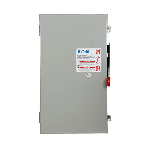 DH264NCK | Eaton 200A/2P HD Fusible Non-Metallic Safety Switch w/Neut 600V N4