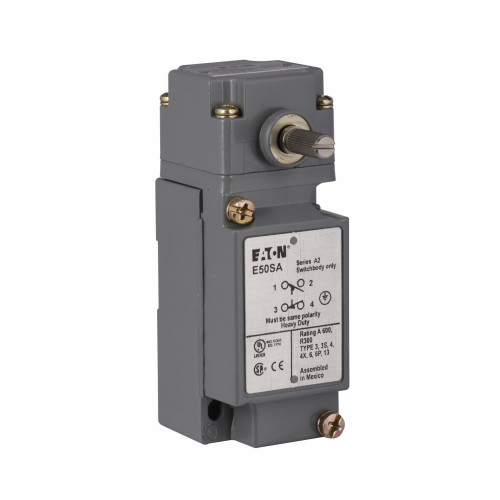 E50BLH1 | Eaton SIDE PUSH MAINTAINED LIMIT SWITCH DOUBLE POLE W/LED