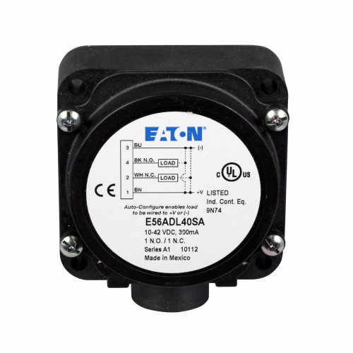 E56MCAC15A20L | Eaton PROX, 2W AC, SN=1.5IN, NO, 20FT CBL, LED
