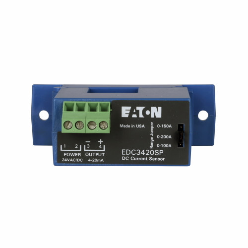 EDC3420SP | Eaton Current Sensor,Split,DC,4-20mA,100A-200A-100A,24VAC/DC Pwr